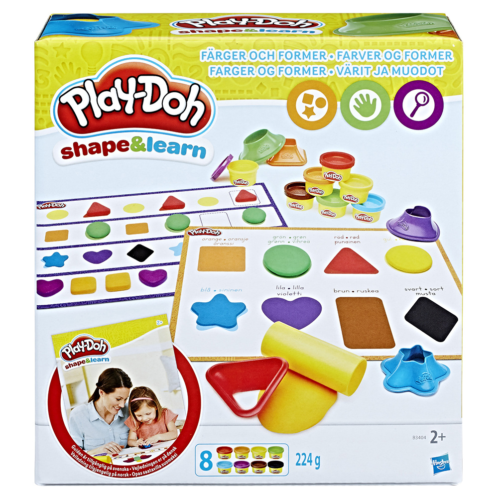 Play-Doh Shape & Learn - Färger och Former