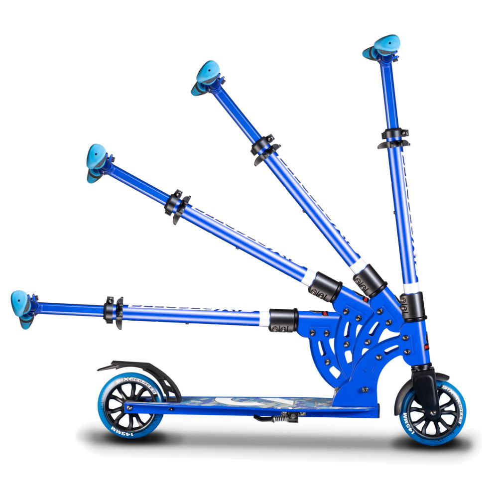 Six Degrees Aluminium Scooter Junior 145 mm Blå