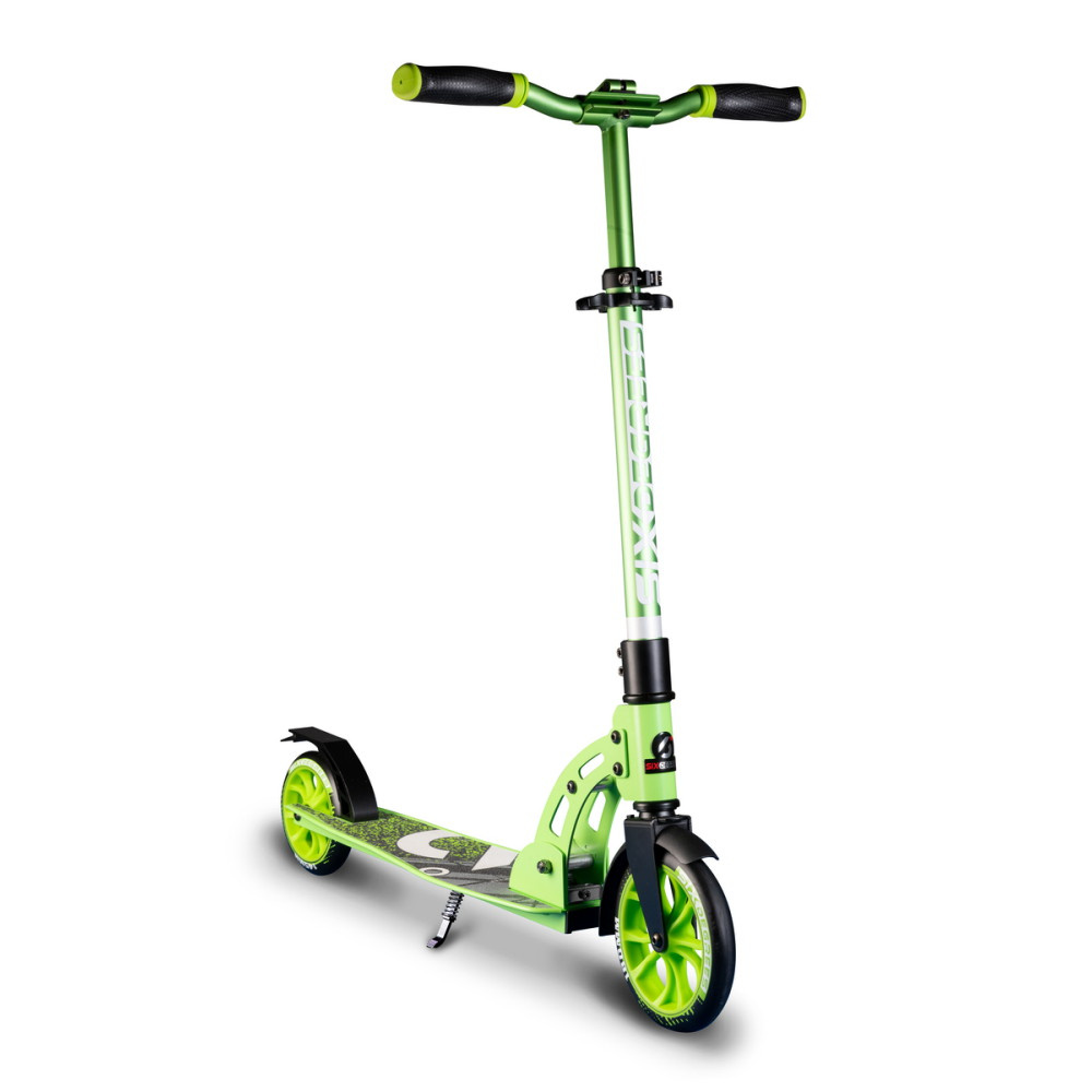 Six Degrees Aluminium Scooter Junior 180/145 mm Grön
