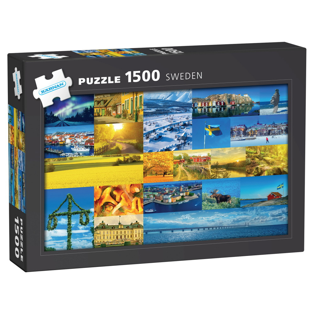 Kärnan Pussel: Sweden 1500 Bitar