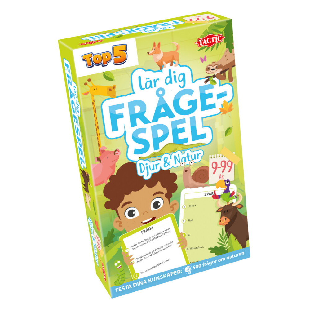 Lär dig Frågespel Djur & Natur