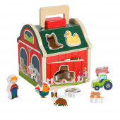 Bondgård med klossar Bondgård med klossar