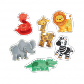 Pussel  Matcha och Känn 6x2 Bitar Pussel  Matcha och Känn 6x2 Bitar