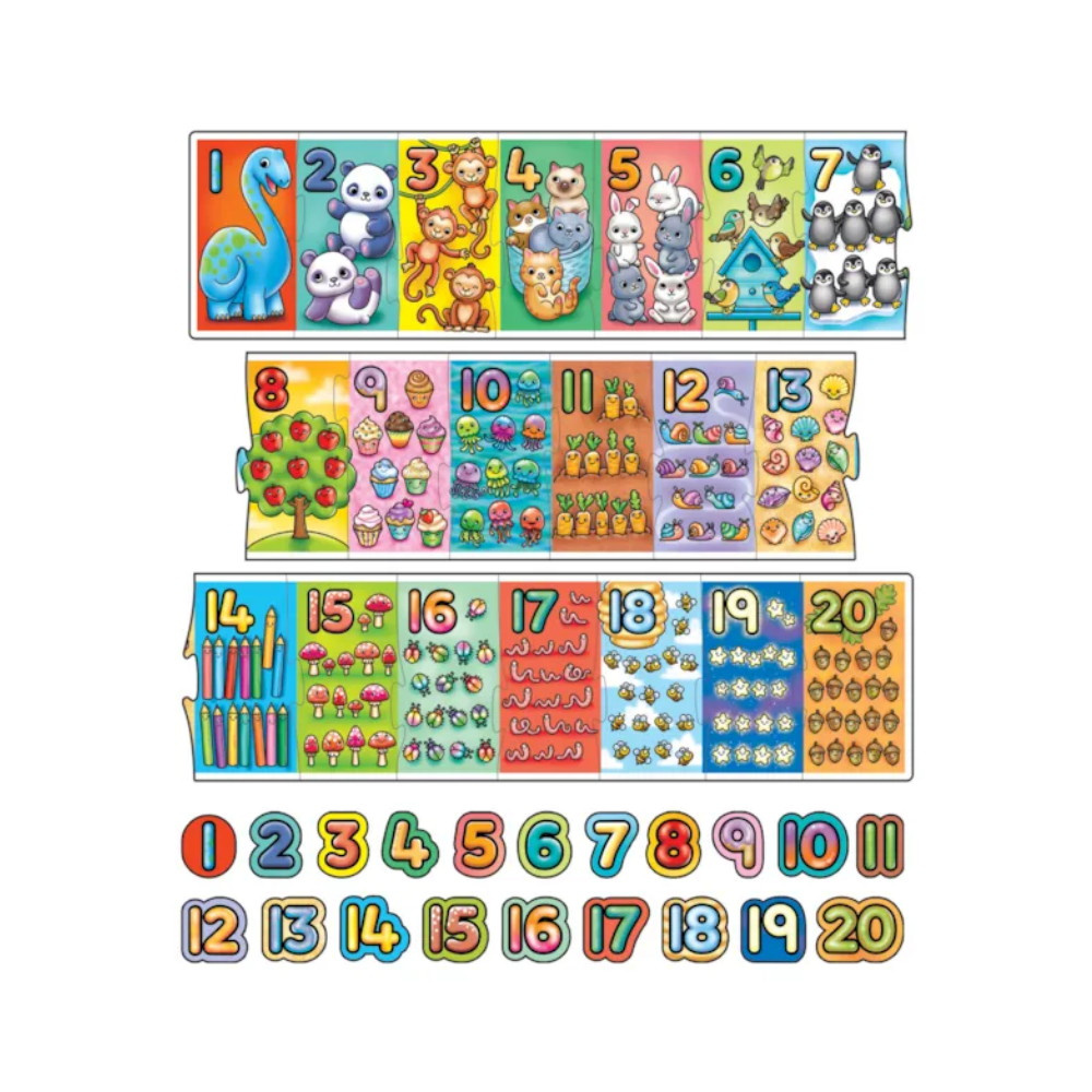 Pussel Giant Number 20 Bitar