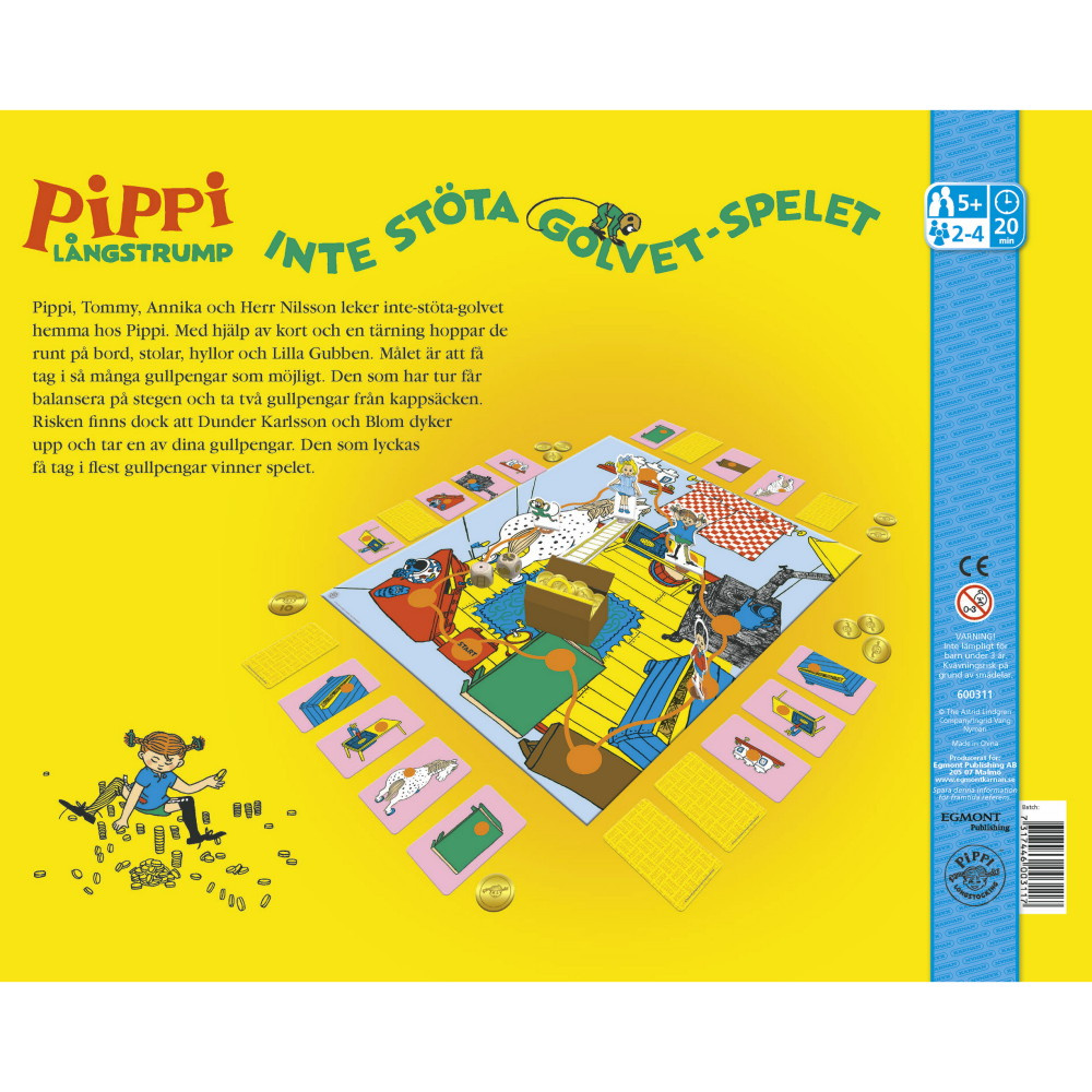 Pippi Inte stöta golvet spelet