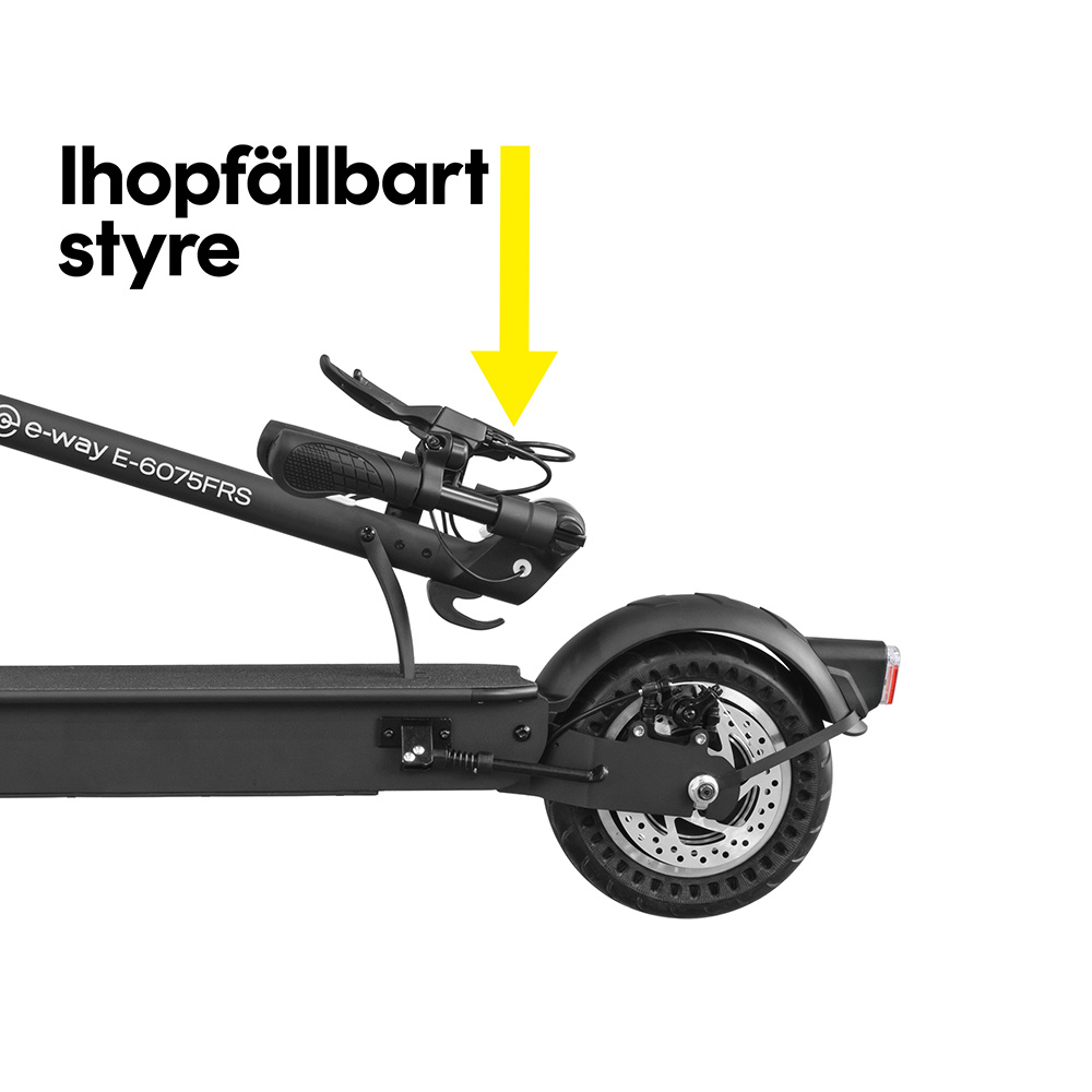 E-WAY E-6075FRS Elsparkcykel 600 Watt