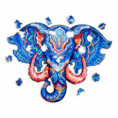 Puzzle A4 Elefant (huvud) - 83 bitar Puzzle A4 Elefant (huvud) - 83 bitar