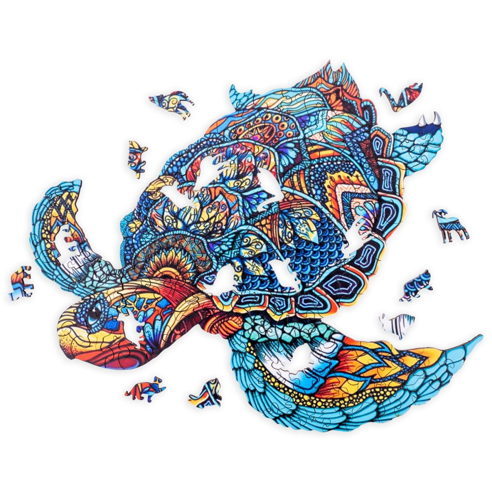 Puzzle A4 Sköldpadda - 128 bitar