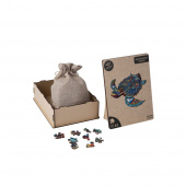 Puzzle A3 Sköldpadda - 208 bitar Puzzle A3 Sköldpadda - 208 bitar