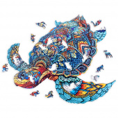 Puzzle A3 Sköldpadda - 208 bitar Puzzle A3 Sköldpadda - 208 bitar