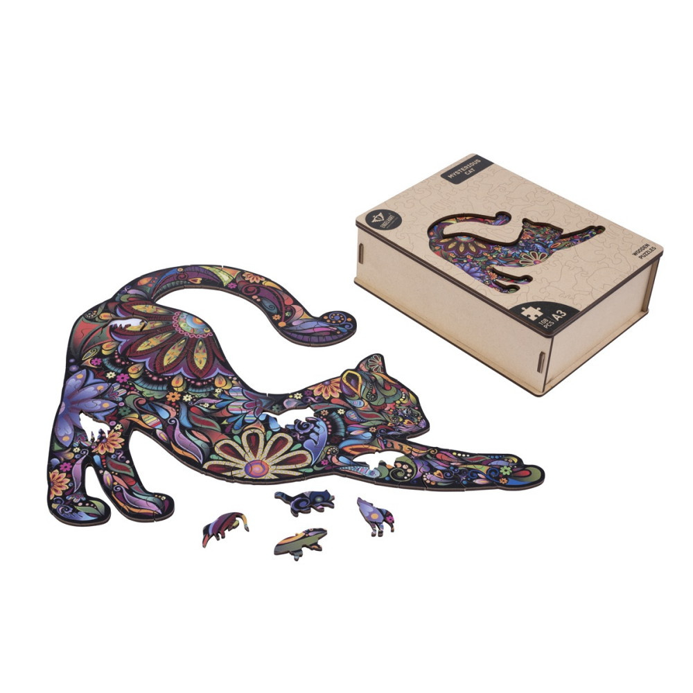 Puzzle A3 Katt - 108 bitar