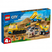 LEGO City - Byggfordon och kran med rivningskula