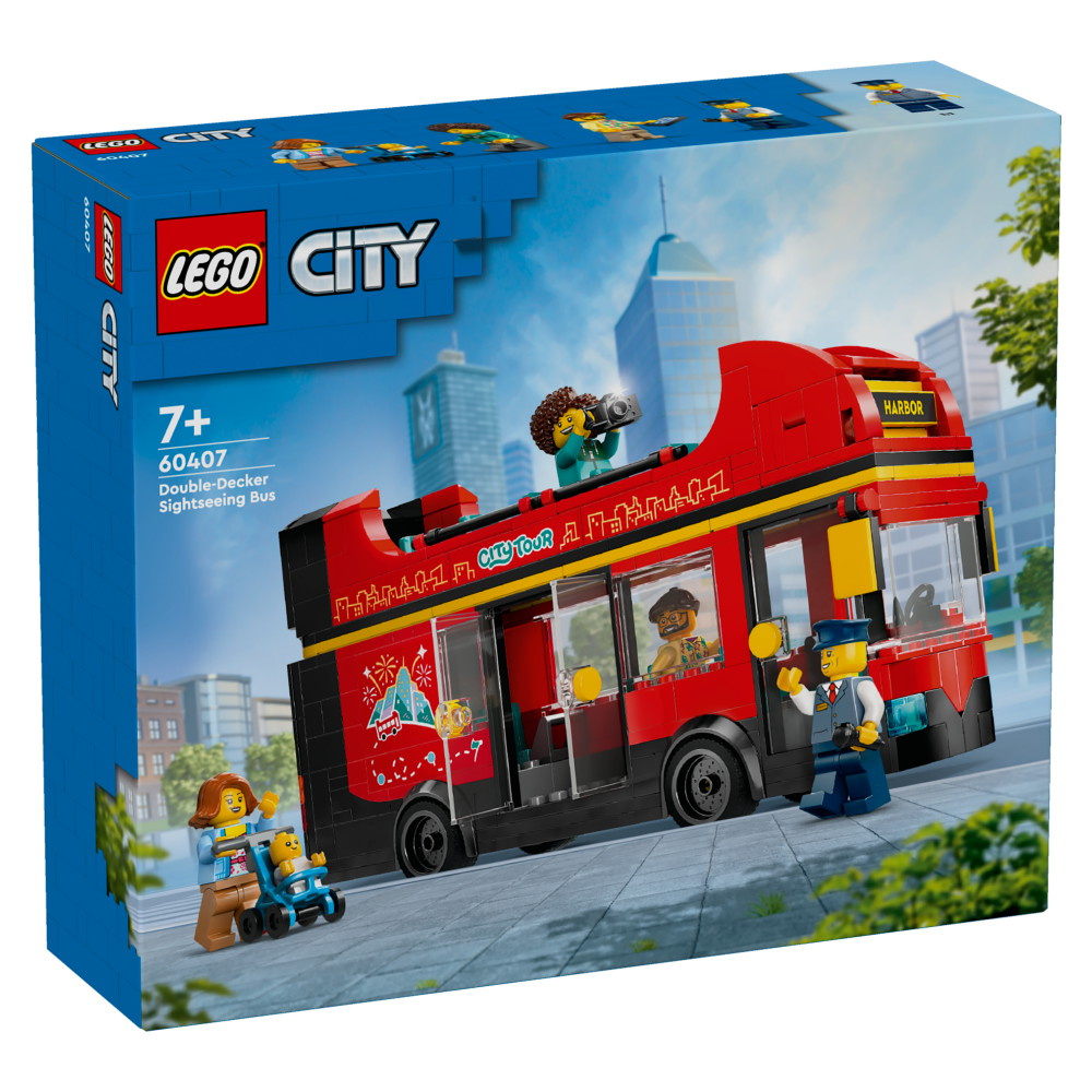 LEGO City - Röd dubbeldäckare för sightseeing