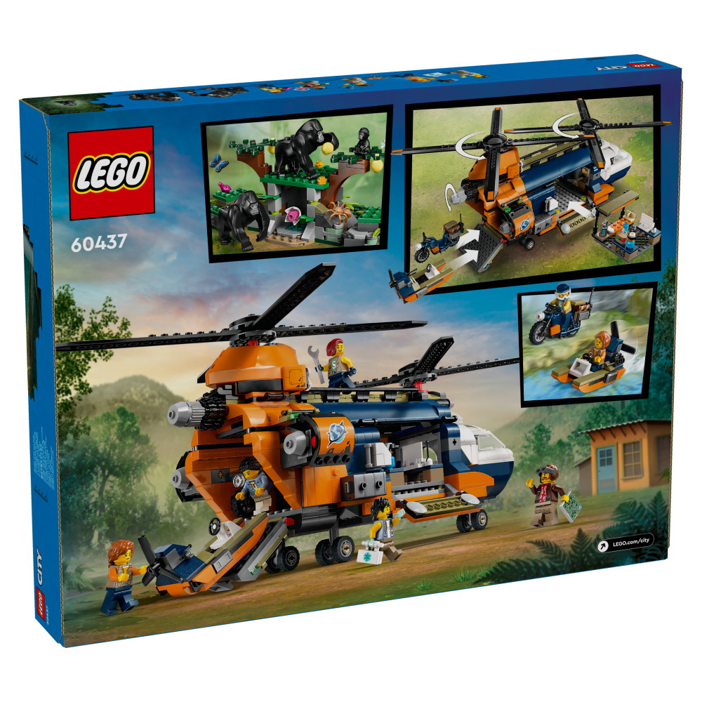 LEGO City - Djungelhelikopter och basläger