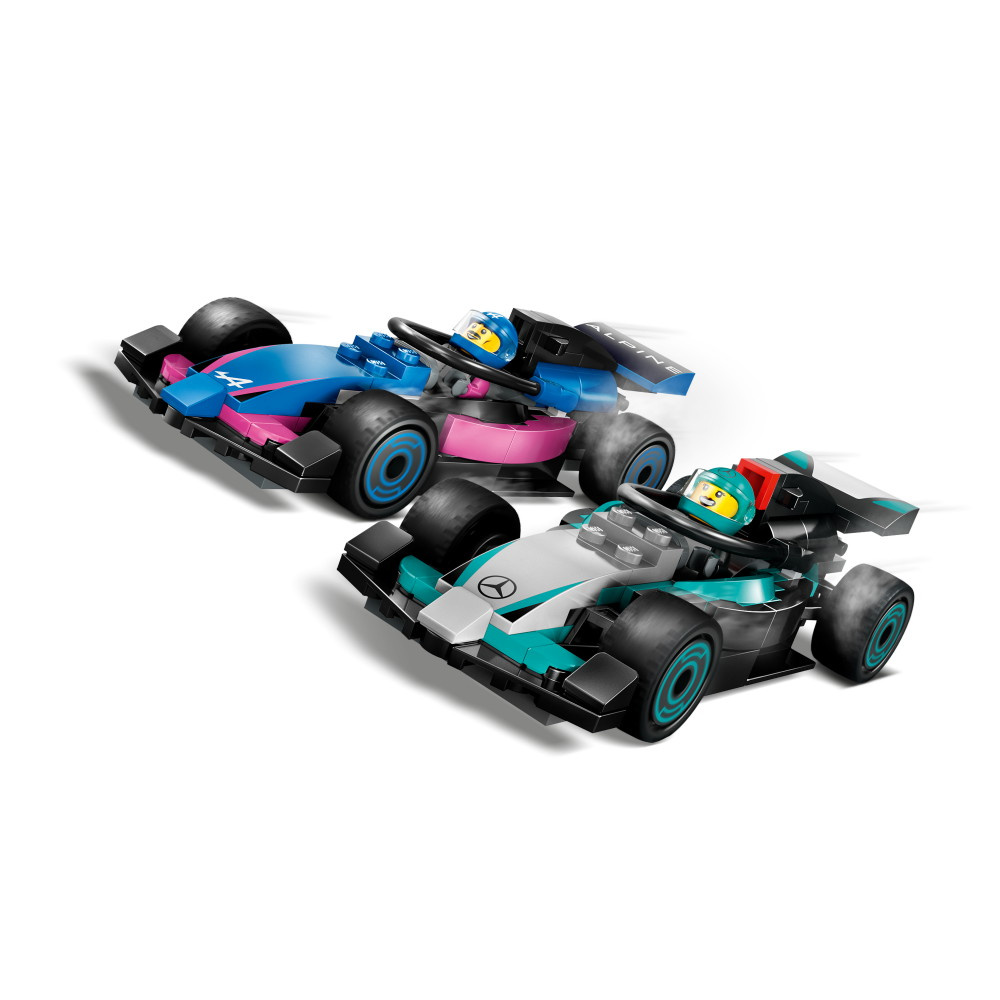 LEGO City - F1 garage & Mercedes-AMG & Alpine bilar