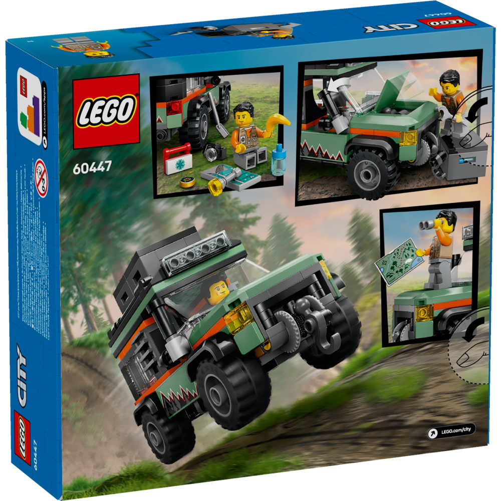 LEGO City - 4-hjulsdriven terrängbil för bergskörning