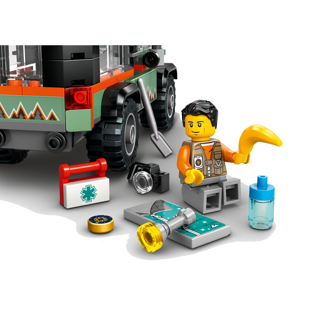 LEGO City - 4-hjulsdriven terrängbil för bergskörning