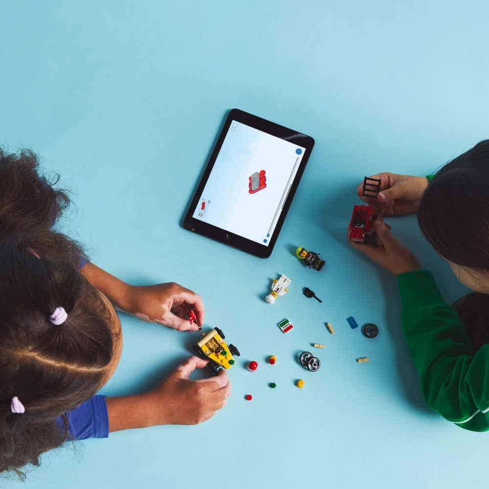 LEGO City - Pizzabil mot brandbil