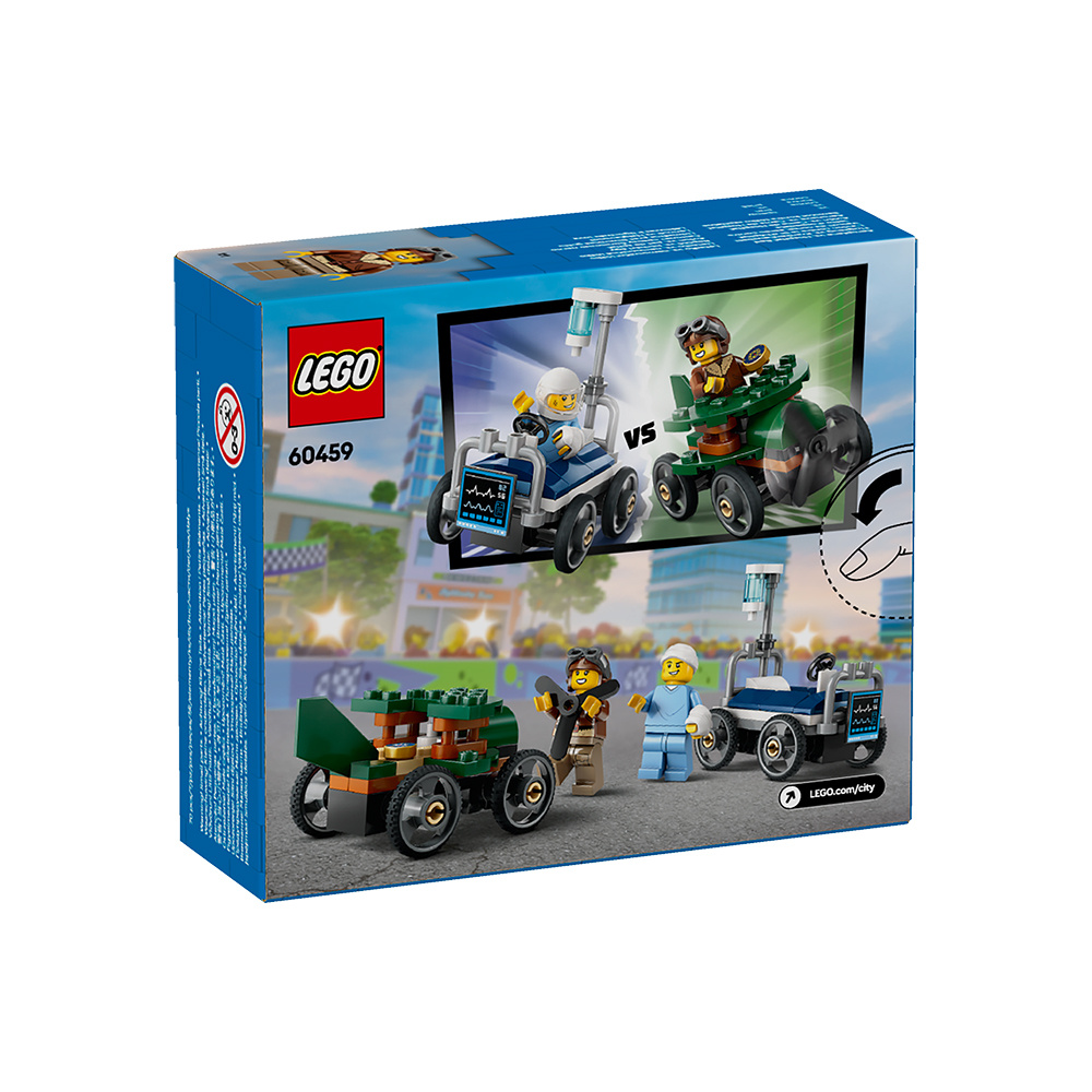 LEGO City - Flygplan mot sjukhussäng