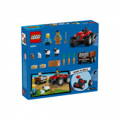 LEGO City - Röd jordbrukstraktor med släp och får LEGO City - Röd jordbrukstraktor med släp och får