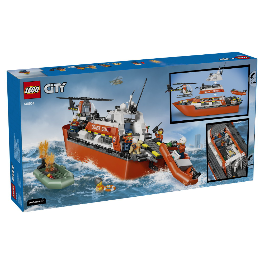 LEGO City - Kustbevakningens Räddningsbåt Och Helikopter