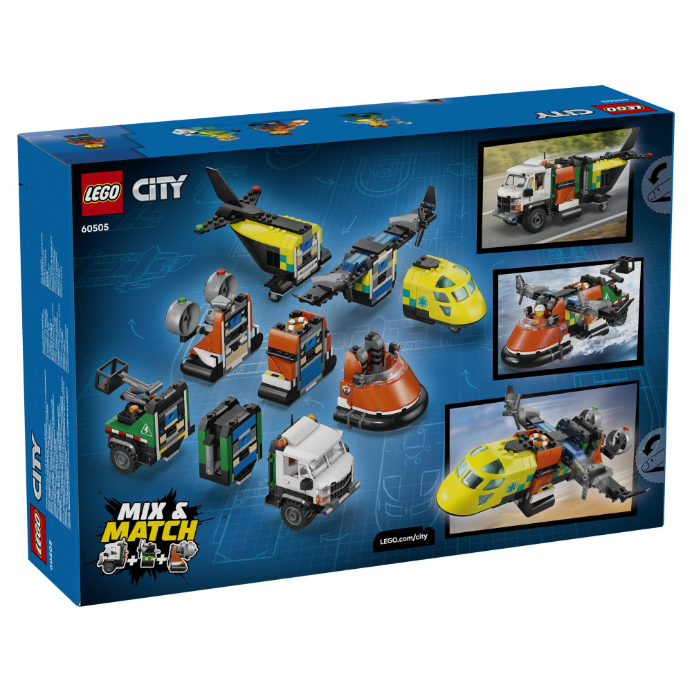 LEGO City - Flygplan, Servicebil Och Svävare