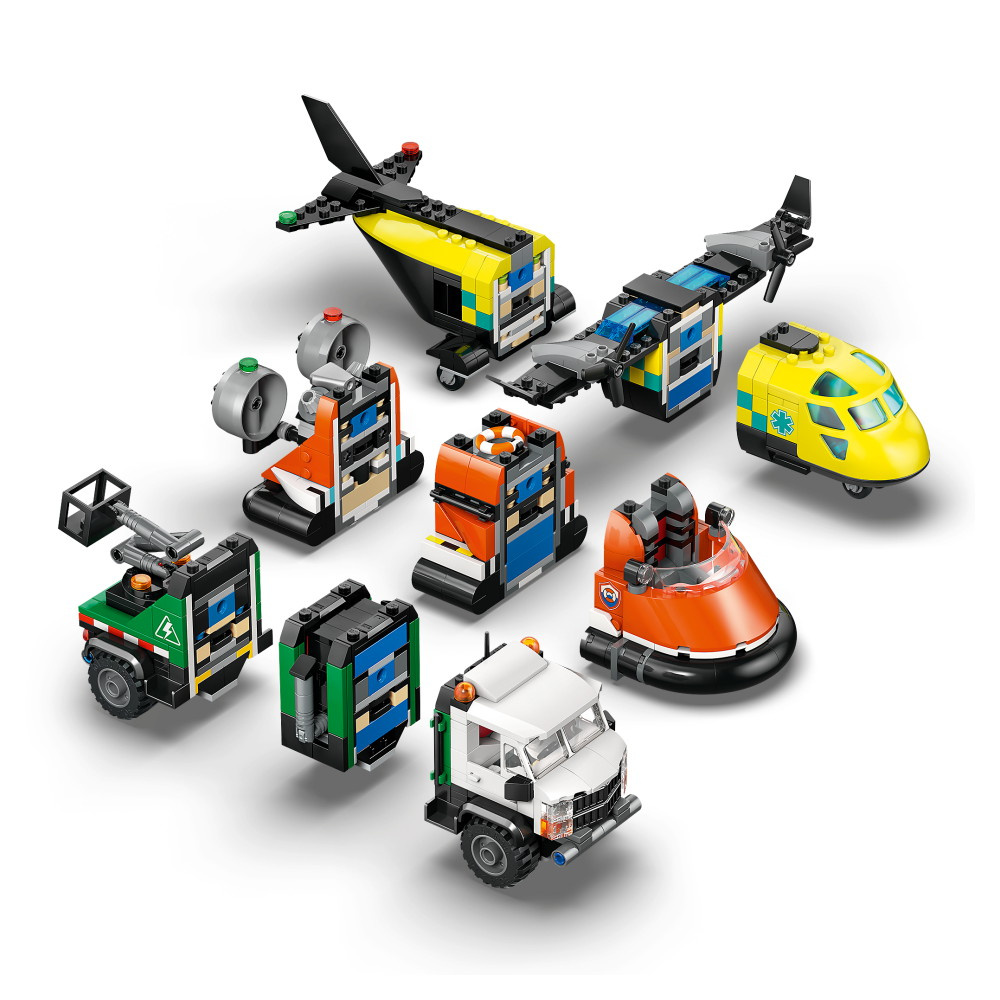 LEGO City - Flygplan, Servicebil Och Svävare