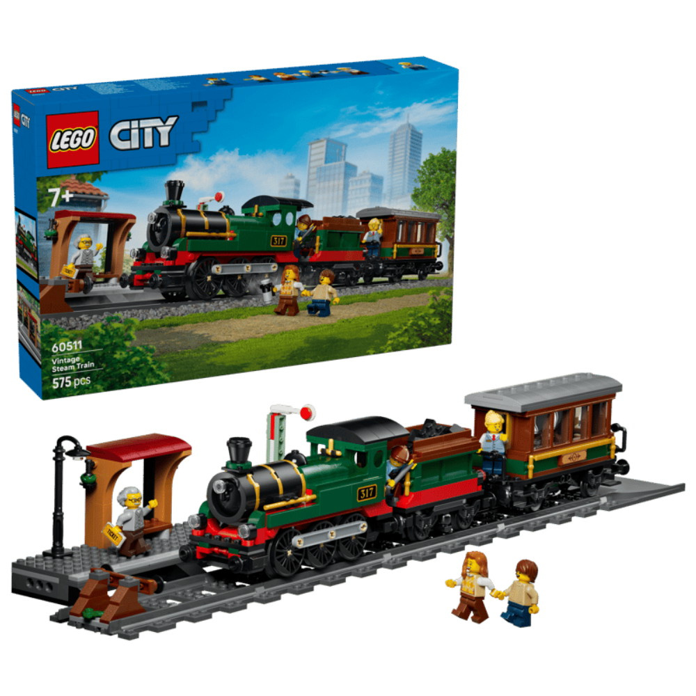 LEGO City - Gammaldags Ångtåg