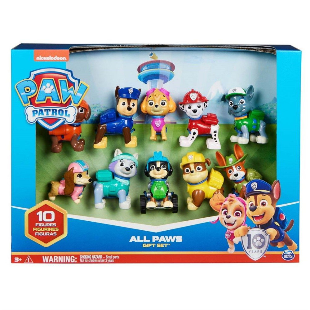 Paw Patrol - Celebration 10 pack figures