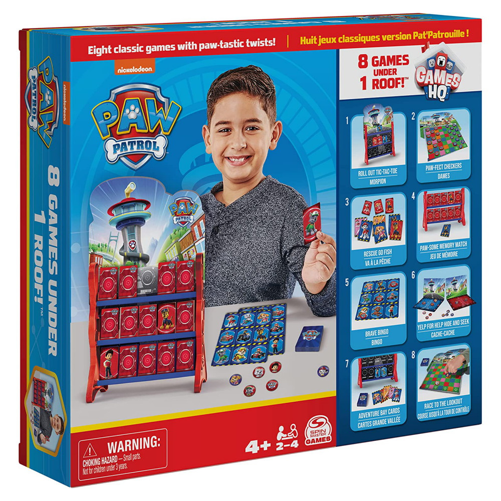 Paw Patrol - 8 Spel Under 1 Tak!