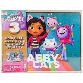 Gabby's Dollhouse - Träpussel 3x24 Bitar Gabby's Dollhouse - Träpussel 3x24 Bitar