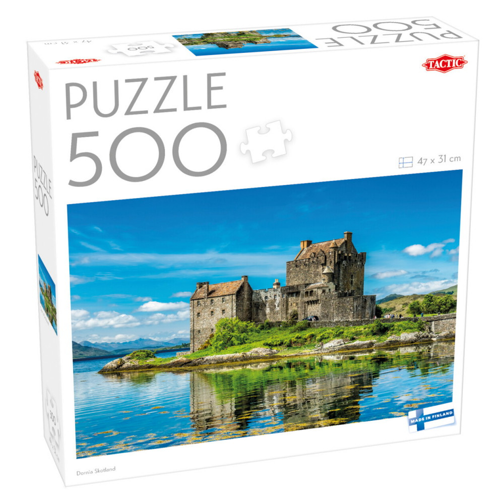 Tactic Pussel: Dornie Scotland 500 Bitar