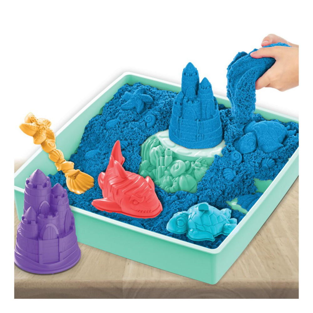 Kinetic Sand Sandlåda Set - Blå