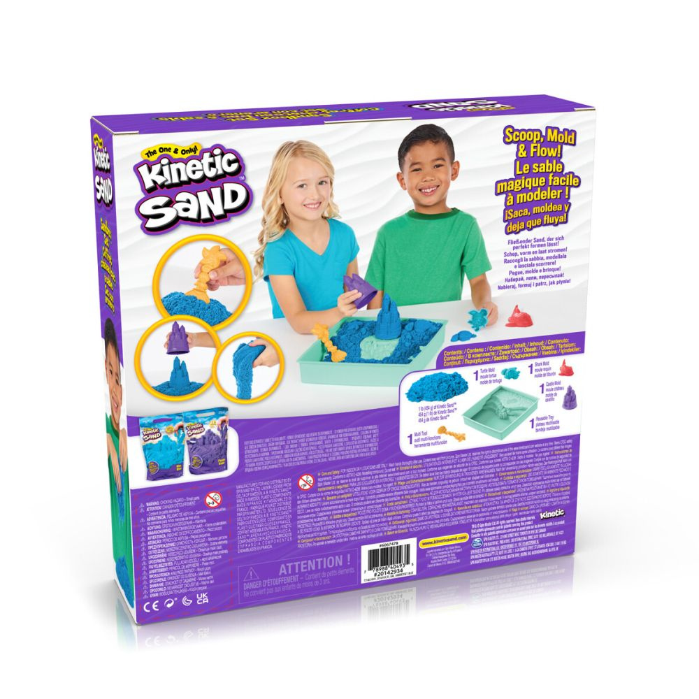 Kinetic Sand Sandlåda Set - Blå
