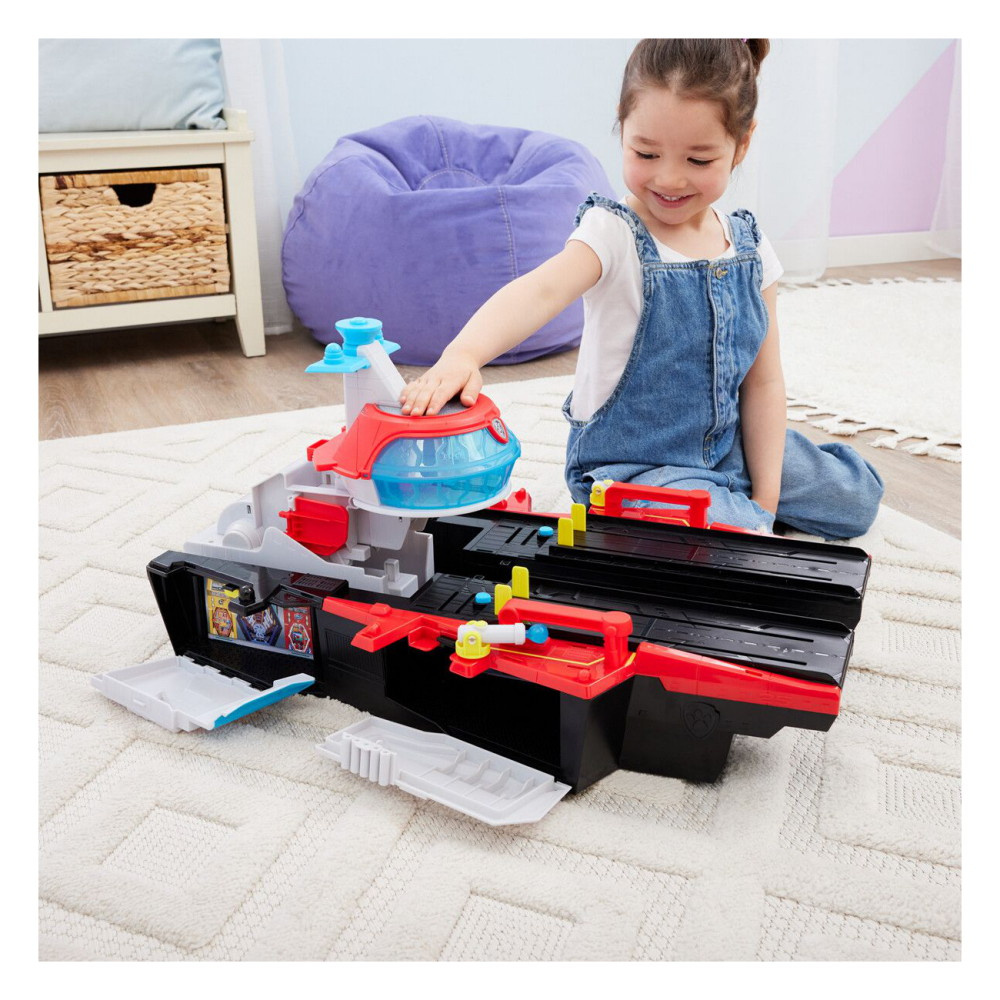 Paw Patrol Mighty Movie Hangarfartyg HQ