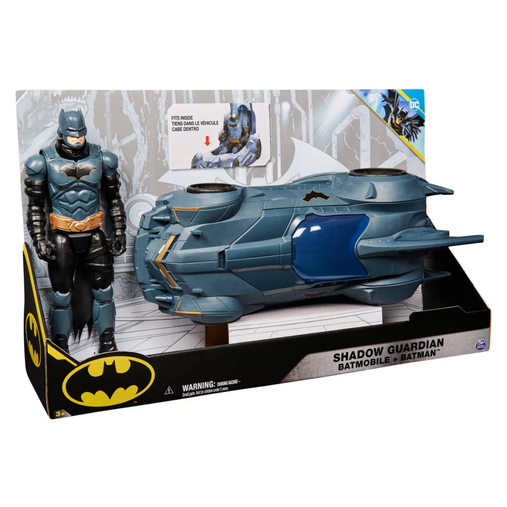 Batman  - Shadow Guardian Batmobile med Figur 30 cm