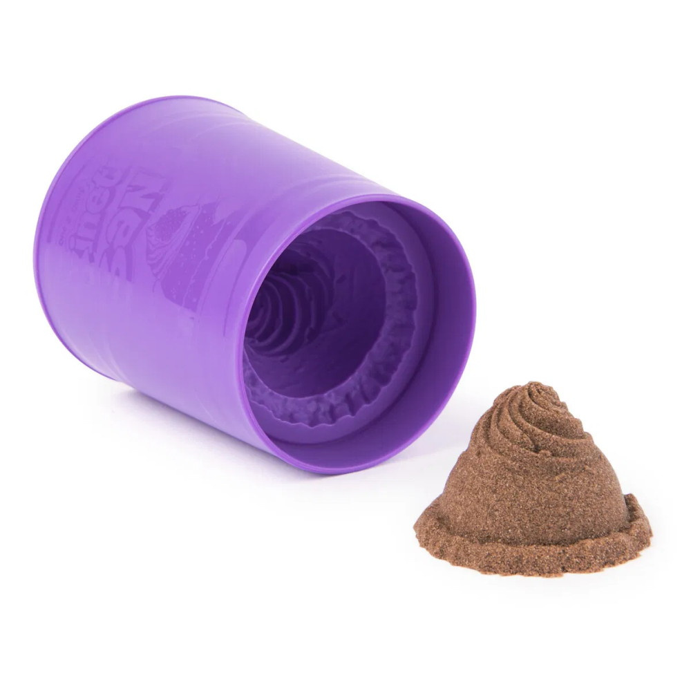 Kinetic Sand - Glassbalja Brun 113 g
