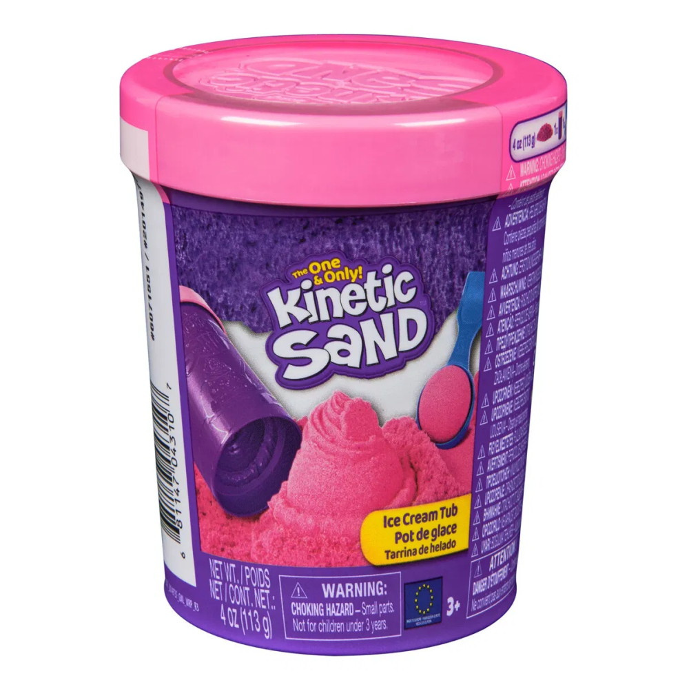 Kinetic Sand - Glassbalja Rosa 113 g