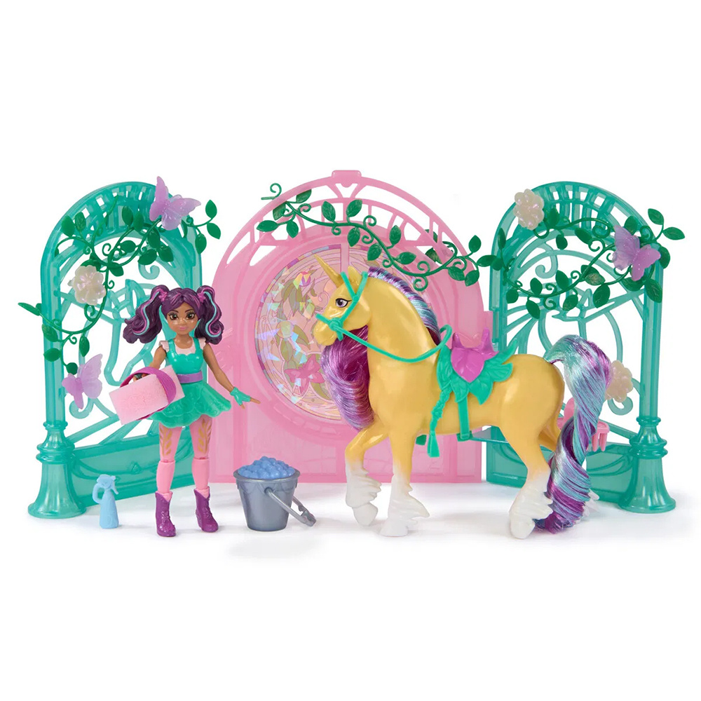 Unicorn Academy Ava & Leaf Stall Lekset