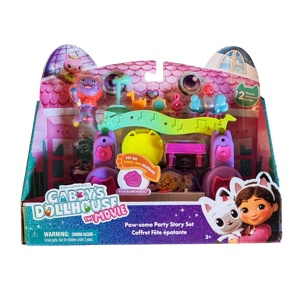 Gabby's Movie Pawsome Party Room Story Set