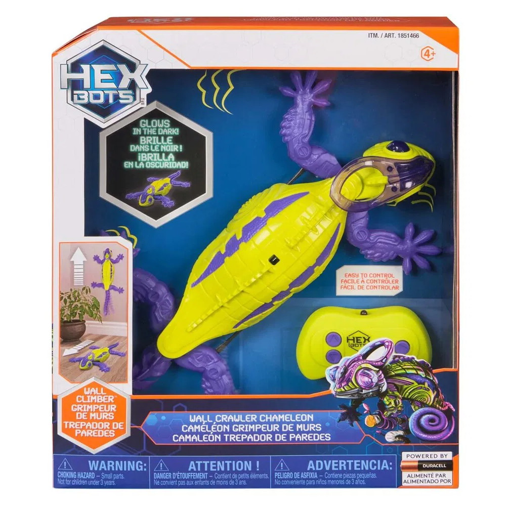Hex Bots - Väggklättrande Kameleont, Grön