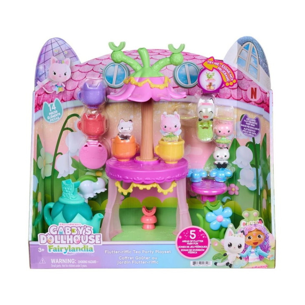 Gabby's Dollhouse Lekset Flutterriffic Tea Party 
