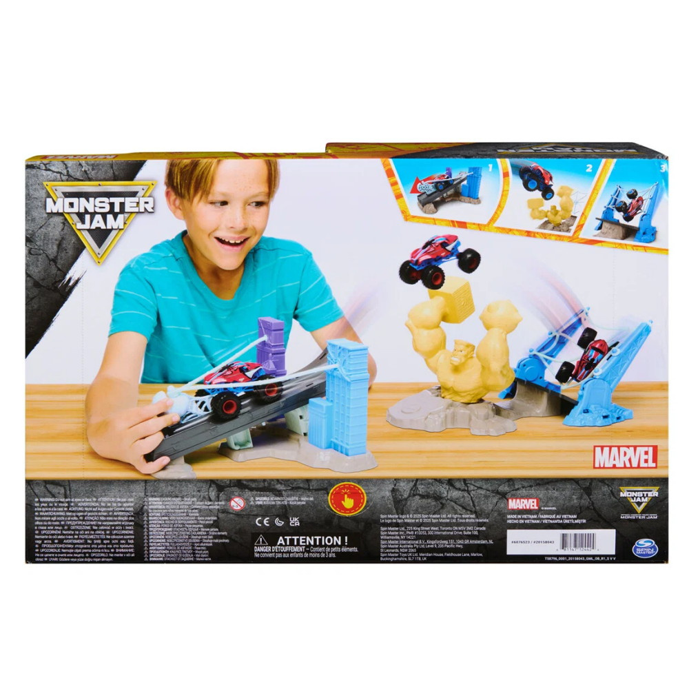 Monster Jam - Marvel Amazing Spider-Man - Sandman City Battle