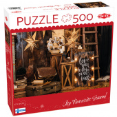 Tactic Pussel: Juldekorationer 500 Bitar Tactic Pussel: Juldekorationer 500 Bitar
