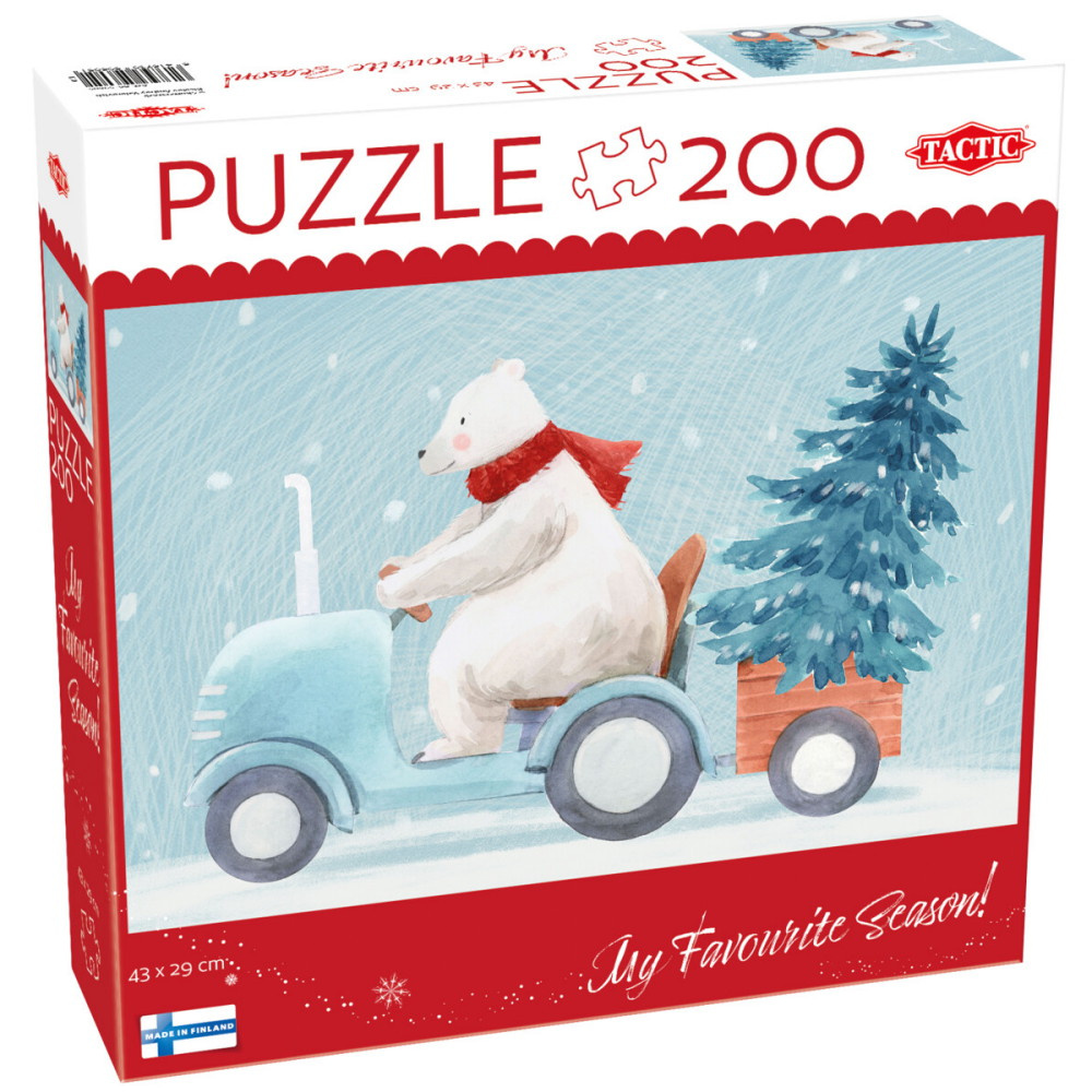 Tactic Pussel: Julgransjakt 200 Bitar 