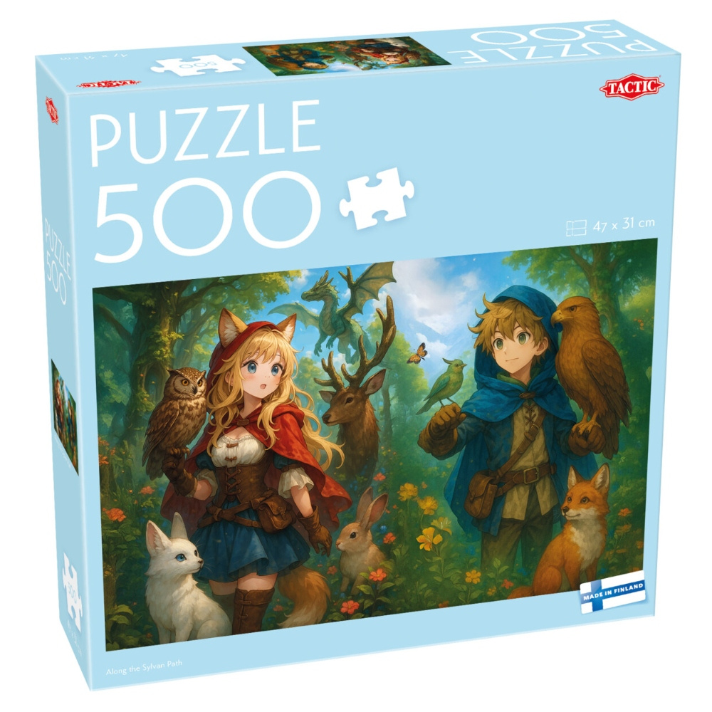 Tactic Pussel: Along The Sylvan Path 500 Bitar