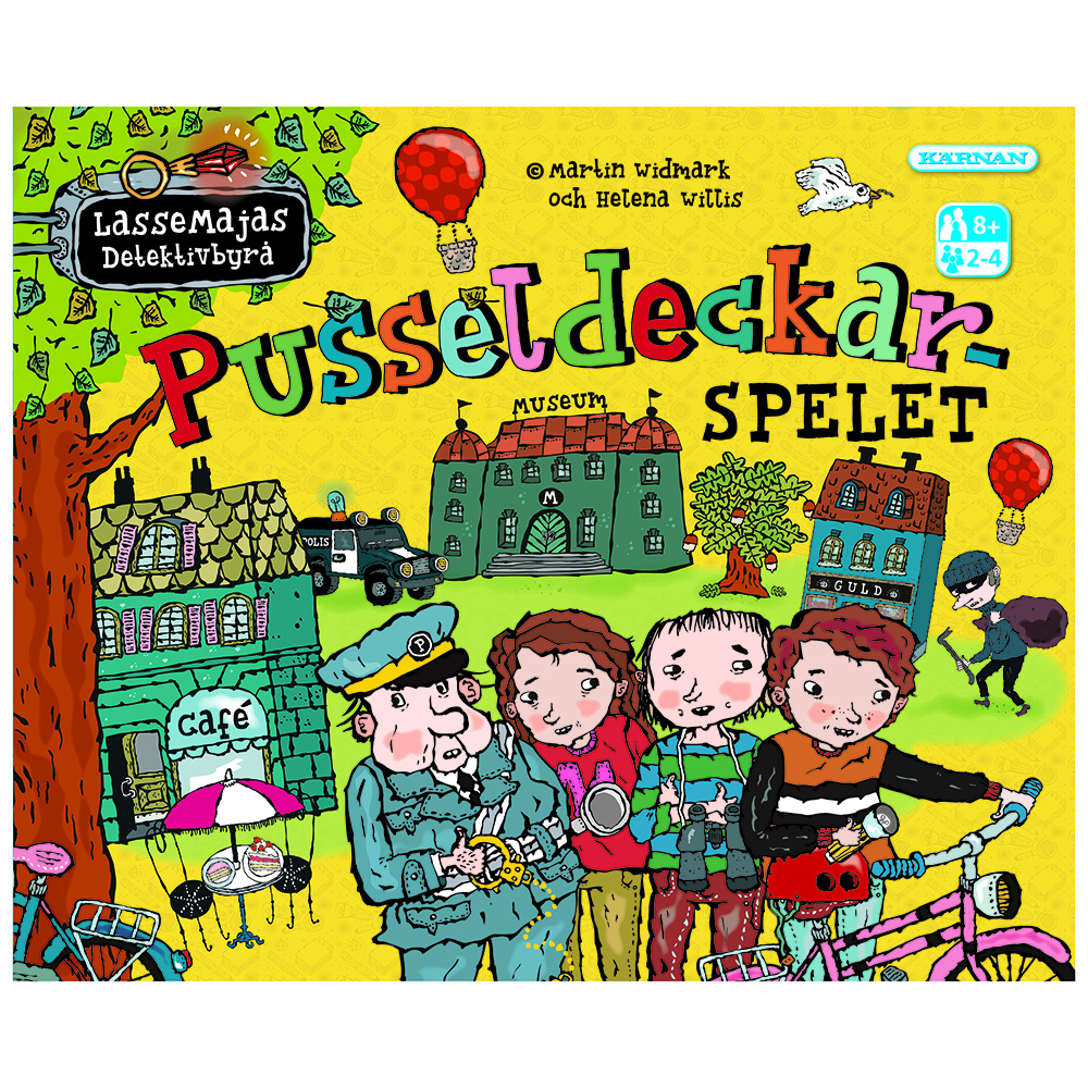 LasseMajas Detektivbyrå Pusseldeckar-spelet