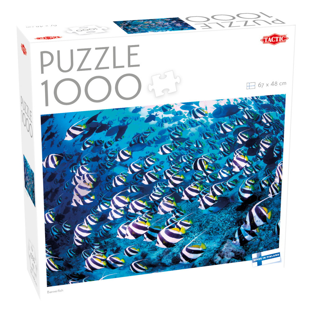 Tactic Pussel: Bannerfish 1000 Bitar