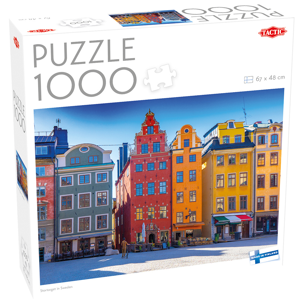 Tactic Pussel: Stortorget in Sweden 1000 Bitar