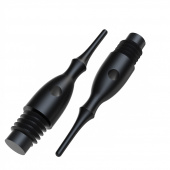 Bull's Mega Point Tips Short - 100-pack black Bull's Mega Point Tips Short - 100-pack black